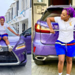 Guchi Guchi Splashes 22 Million Naira On A Brand New Purple Lexus RX350 SUV