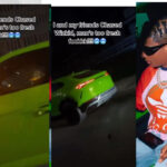 Fans Chase, Catch Up With Wizkid in His Green Lamborghini on Express