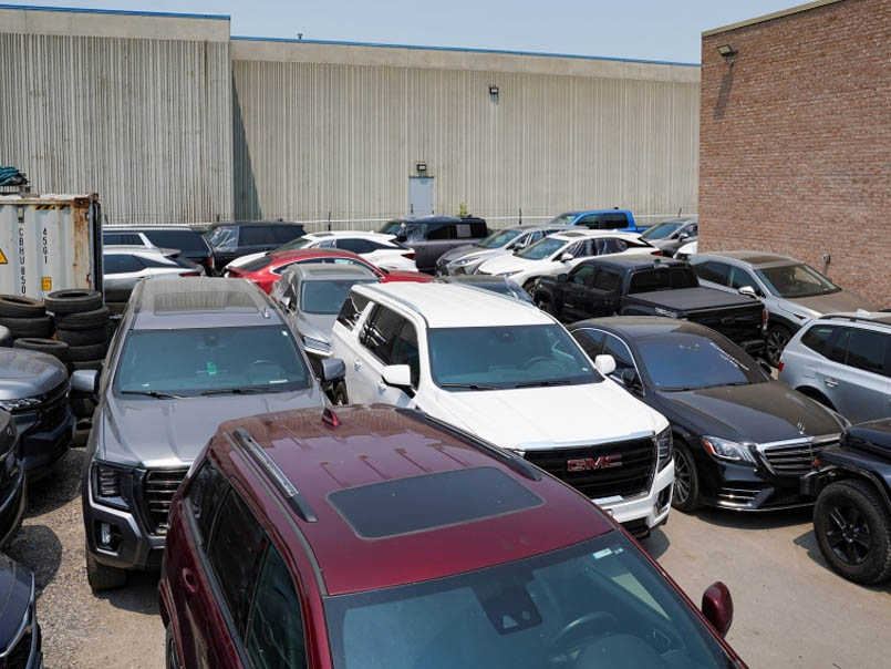 Canadian police Recovered 598 Stolen vehicles