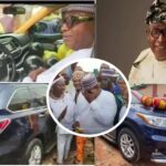 Nollywood Legend ‘Oga Bello’ in Tears After Receiving Keys To An SUV As Birthday Gift 