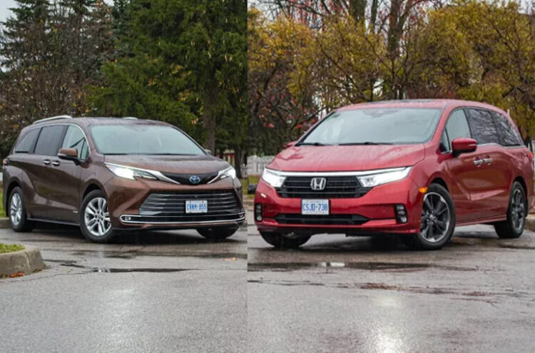 2021 Toyota Sienna Vs. 2021 Honda Odyssey