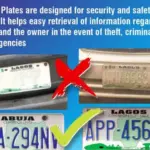 FRSC advises motorists to replace faded number plates as they pose a risk to both the vehicle and the owner