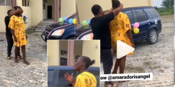 “Are you okay - you call this a car – Lady rages at boyfriend over car gift on her birthday