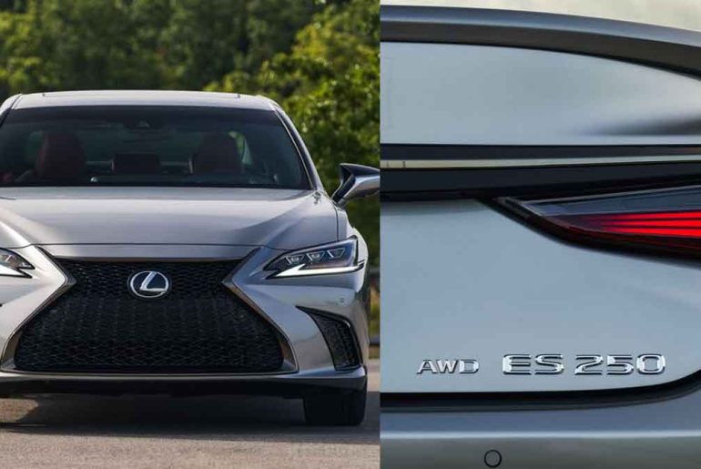 2021 Lexus ES Adds ES250 Model with All-Wheel Drive