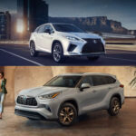 2022 Lexus RX and 2022 Toyota Highlander Comparison