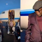 Tinubu Returns to Lagos from London in His Private Bombardier Global 6000 Express Jet worth ₦29 billion