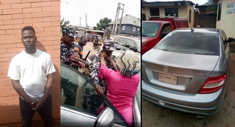 Lagos couple remands in custody for a driving car without a number plate, assaulting policemen