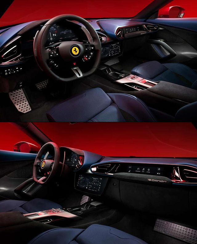 Ferrari 12cilindri interior