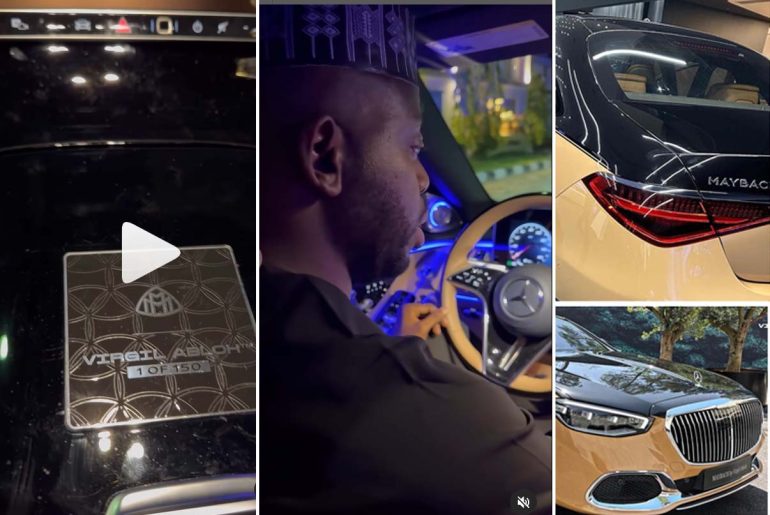 Matthew Awotunde CEO of Whitestone Jewellers LTD 2023 Mercedes Maybach Virgil Abloh