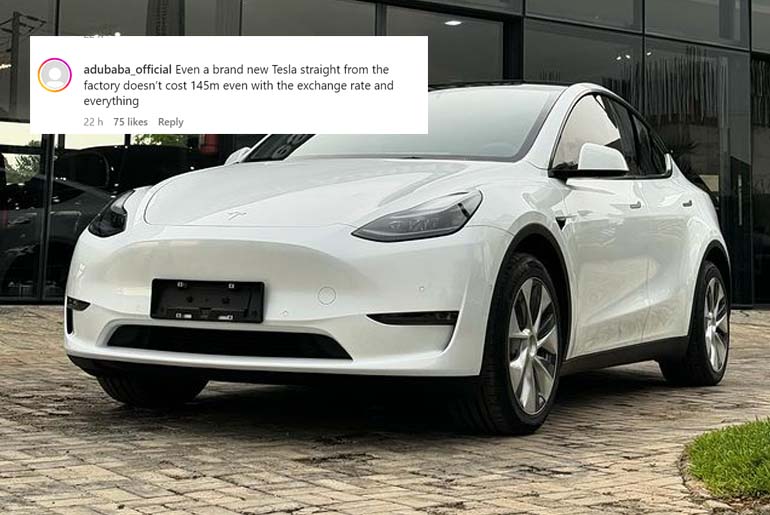 Nigerian Question The Price Of Newly Arrived 2024 Tesla Model Y With 0 Miles