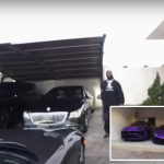 Burna Boy shows off all the expensive cars in his garage