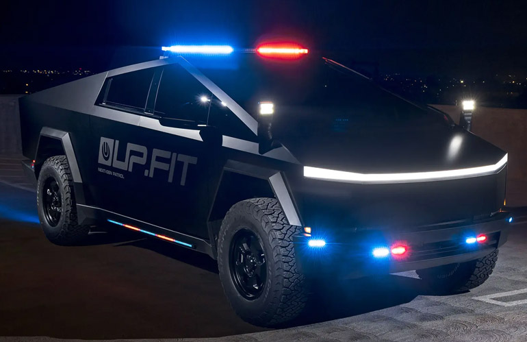 California Now Has The World's First Cybertruck Police Vehicle