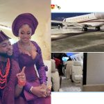 Davido launched his new private jet with Chioma