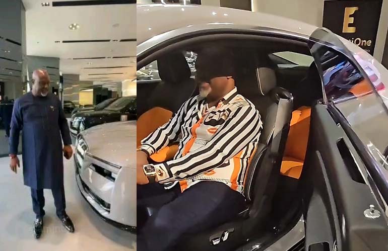 Dino joins Davido as he buys a billion naira 2024 Rolls Royce Spectre