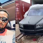 Eyewitness cry out after seeing how they were offloading a N1 Billion Rolls Royce in Lagos Nigeria