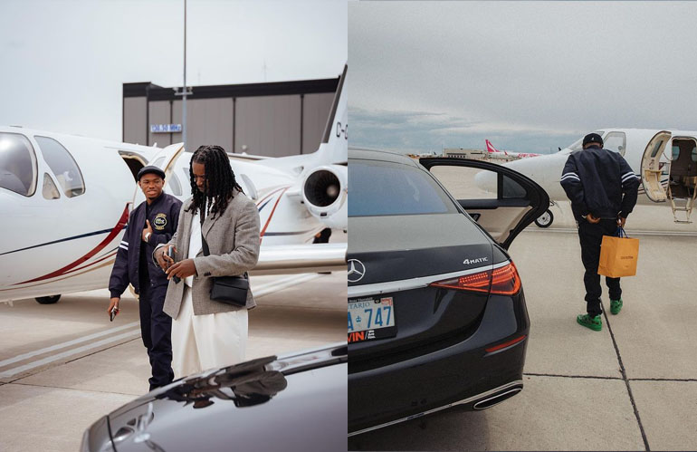 Habbyforex And Lord Lamb roll in Private jets and expensive cars, Share adorable pictures