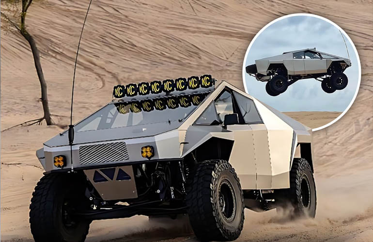 This Guy Made His Own Off-road 'cybertruck' With His Own Hands