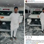 BLord splashes over N100 Million as he buys a 2021 Lexus GX 460 as his Official Car