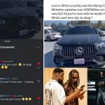 Cubana Whitelion splashes over N180 Million on a brand new GLE 53 just to twin with his bestie Yhemo Lee