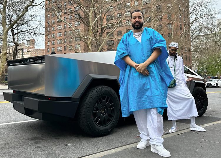 French Montana Tesla Cybertruck