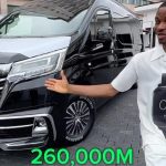 Ola Of Lagos Reviews the 250 million naira modified 2023 Toyota Hiace VIP