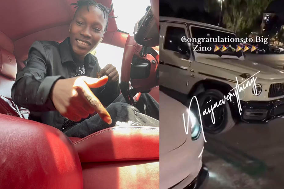 Zinoleesky reportedly splashes over 900 million Naira on a brand-new G-Wagon, Tesla