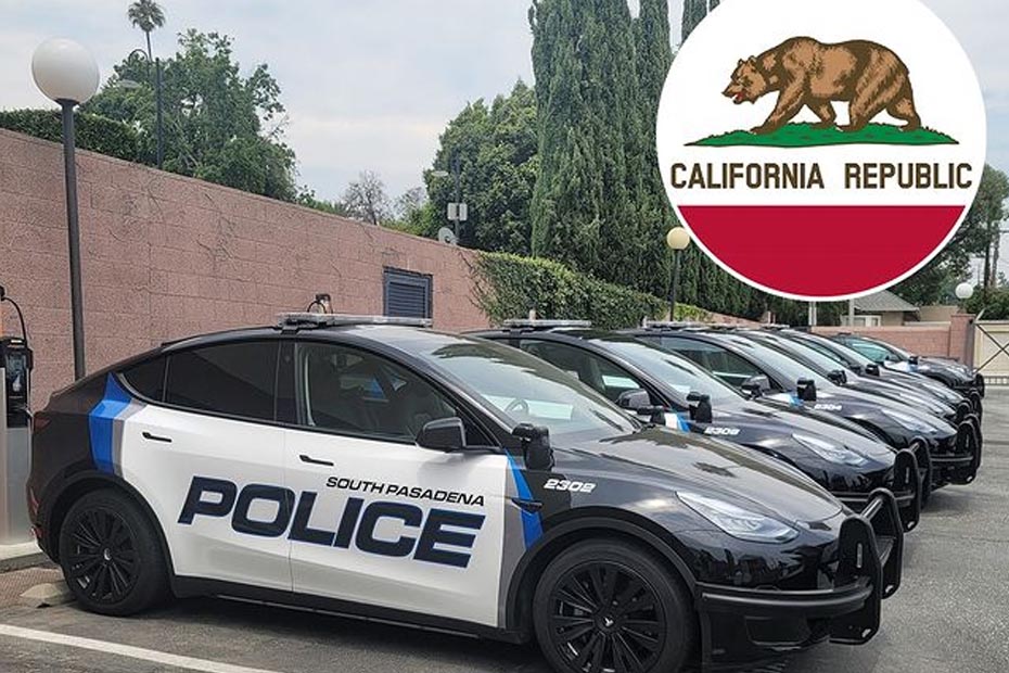 California Unveils Their First All Electric Vehicle Police Fleet