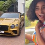 Ex-Miss Nigeria, Sylvia Edem gets Bentley Continental GTC from husband worth millions on her birthday