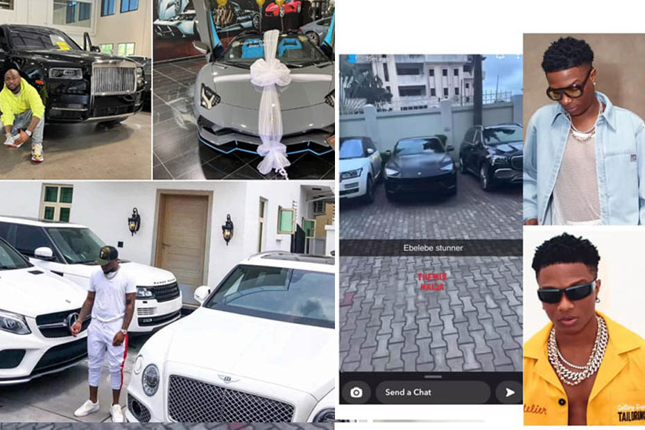 Davido Vs Wizkid - Who Has More Luxury Cars