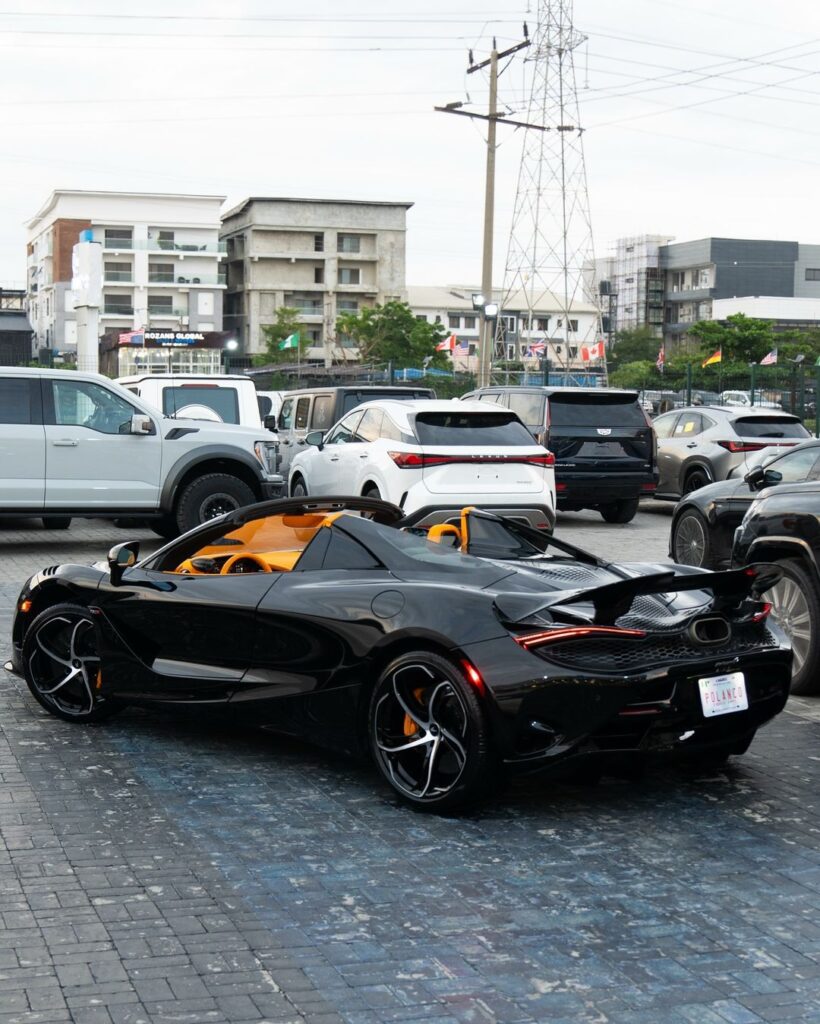 new 2024 McLaren 750S back view