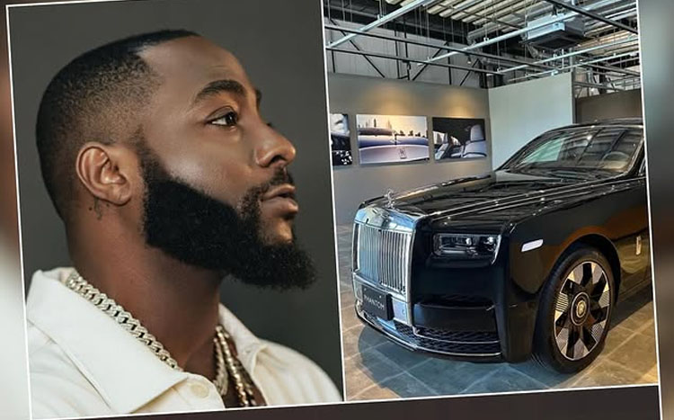 Davido new 2025 Rolls-Royce Phantom