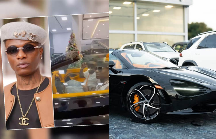 Wizkid purchase 1.5 billion 2024 McLaren 750s MSO