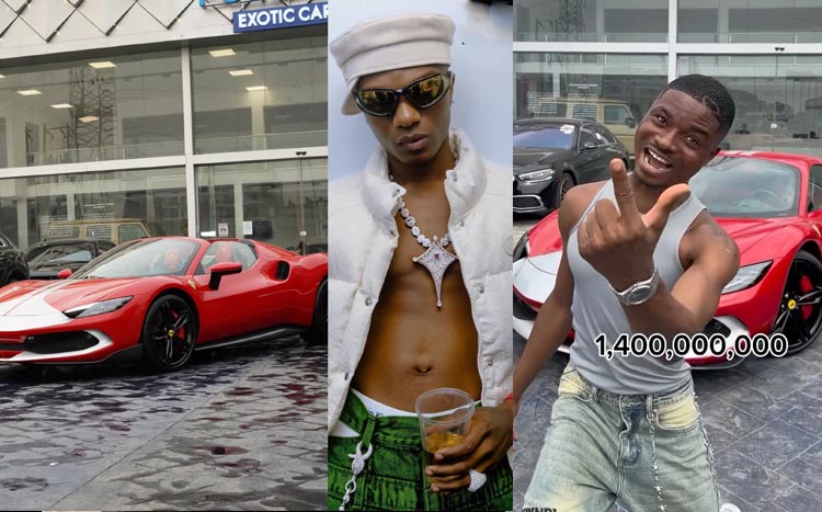 Ola of Lagos cashed out 10 Million Naira 4hrs Selling a Ferrari 296 GTS to Wizkid