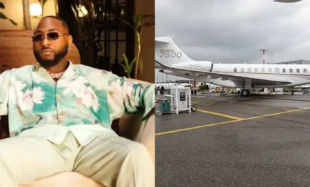 Davido Private Jet In Nigeria