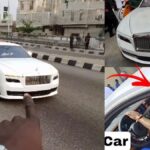 Car spotter in shock after spotting a RR Spectre thinking it was Davido
