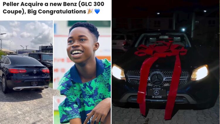 Peller Gift himself a Mercedes-Benz GLC 300 coupe at 19 years