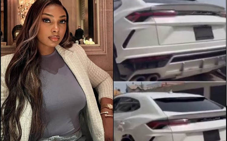 Sophia Egbueje Lamborghini Urus