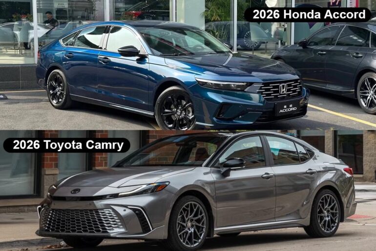 2026 Honda Accord vs Toyota Camry