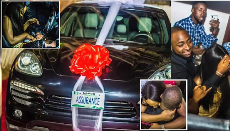 Cars Davido Has Bought for Chioma: What We’ve Learned About Chioma’s Taste in Luxury Rides 1 Davido Gives Girlfriend A Porsche