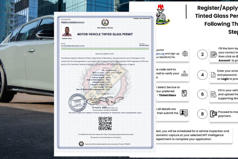 Driving tinted Car - You need a permit